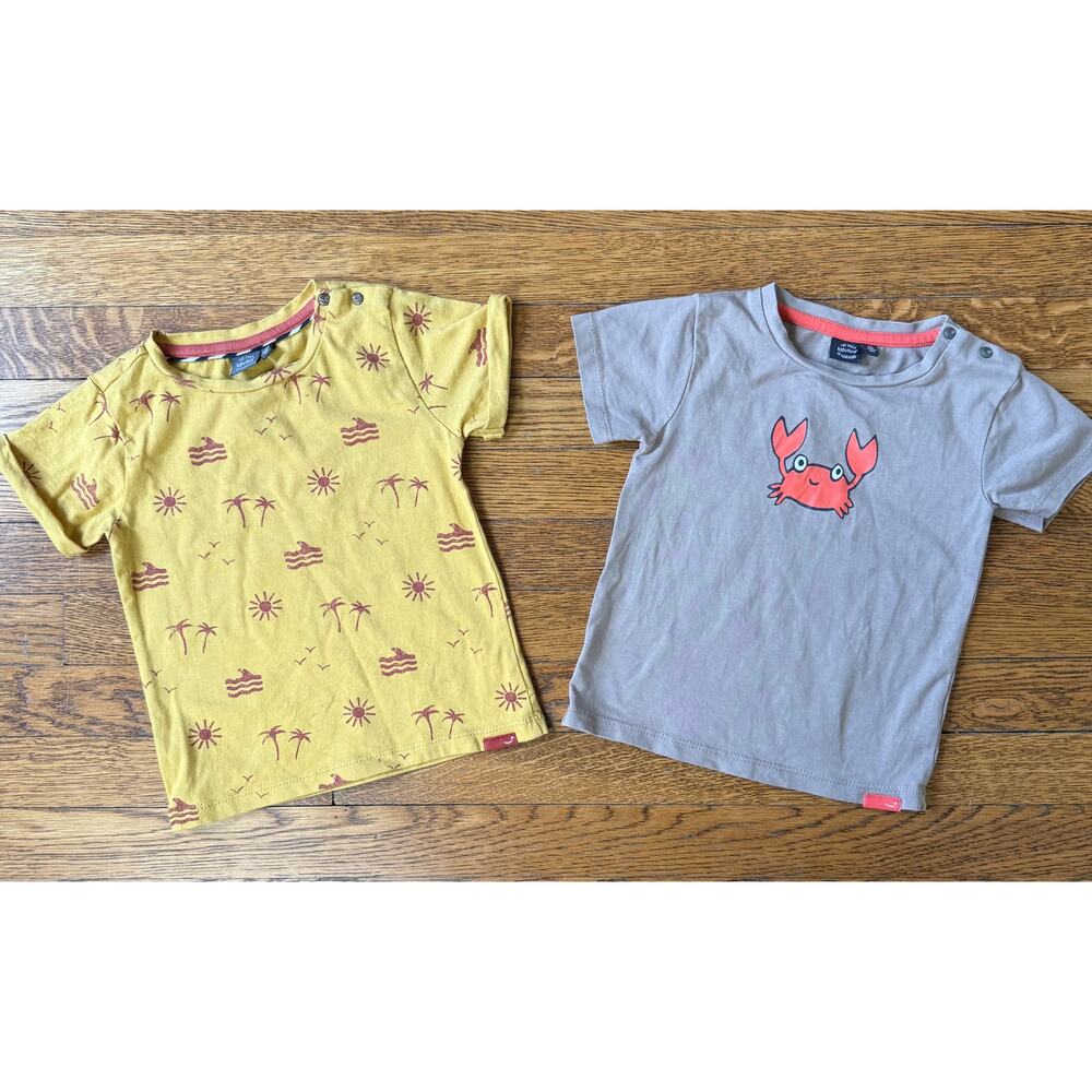 Babyface Boys' Summer Crab & Palm Tree Top Bundle 18 Months